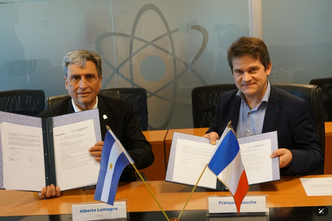 Nucleoeléctrica Argentina y la francesa Framatome buscan producir radioisótopos medicinales